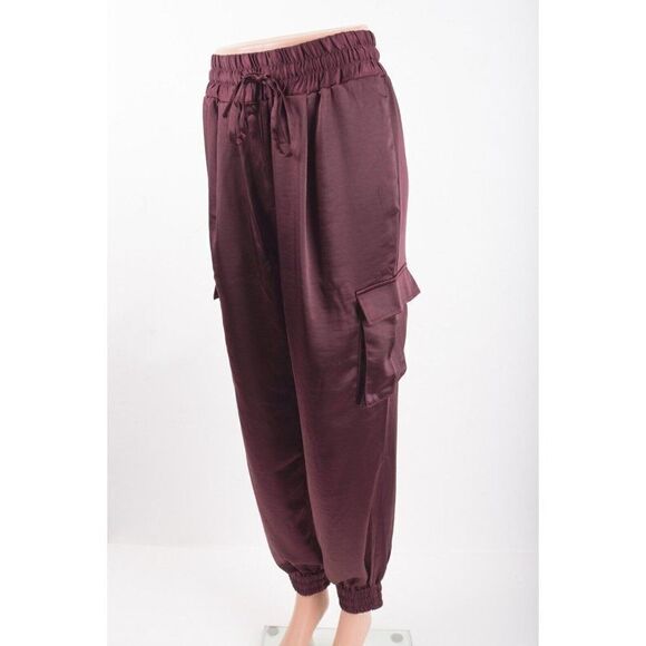Joe's Jeans Darya Jogger Pants Cargo Womens S Drawstring Waist Zinfandel NWT - Picture 4 of 9